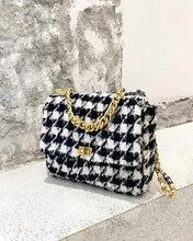 Load image into Gallery viewer, Tweed Houndstooth Bag
