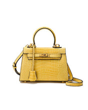Load image into Gallery viewer, Mini Croc Embossed Kelly Bag
