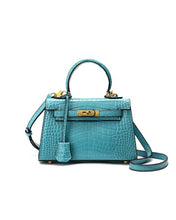 Load image into Gallery viewer, Mini Croc Embossed Kelly Bag