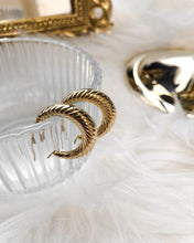 Load image into Gallery viewer, Twisted Hoop Earrings